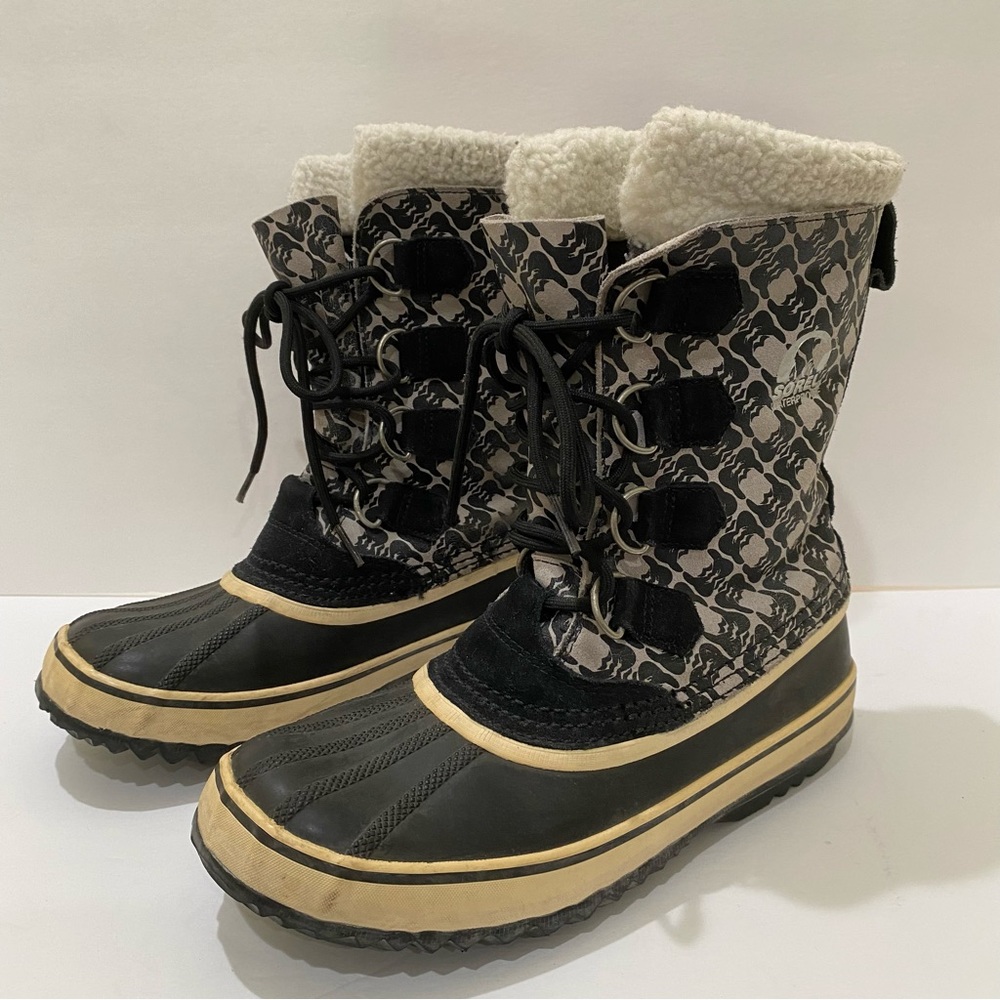 SOREL 1964 Winter Boots Pac Graphic Women's Size 9